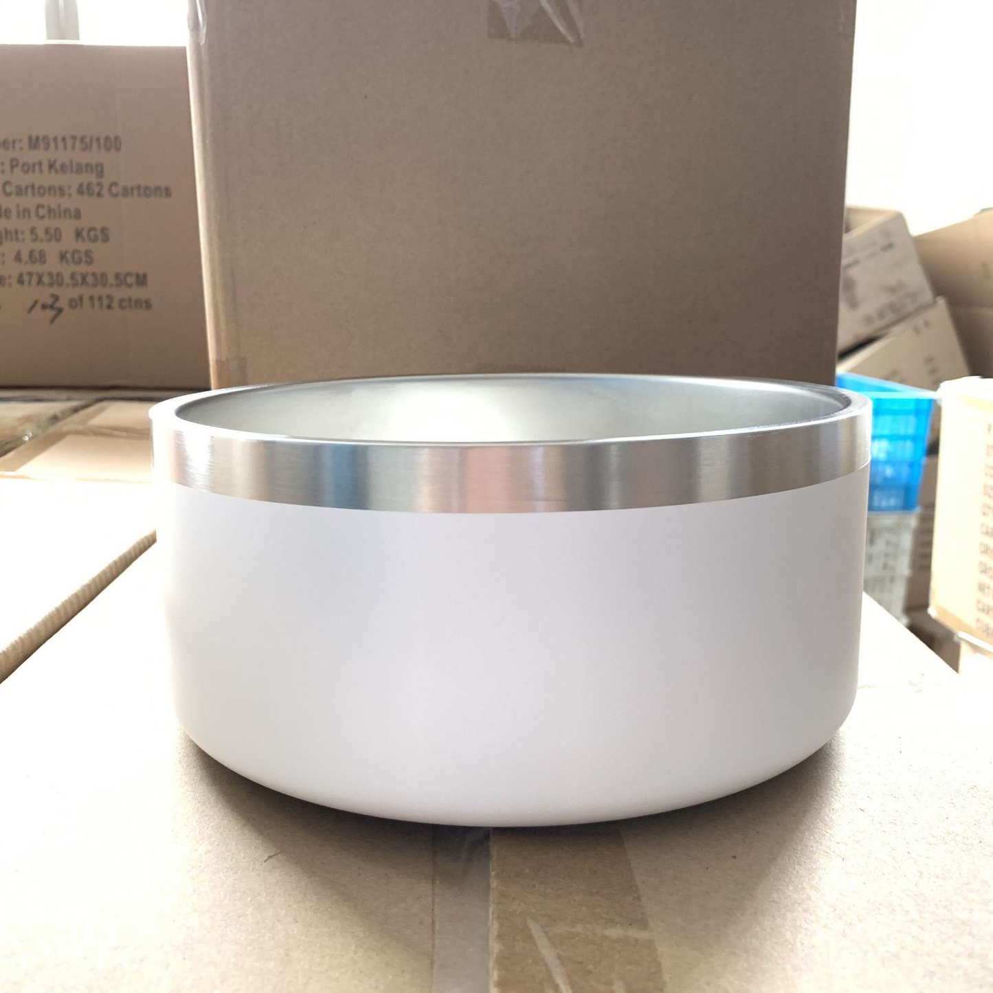 Elevated Steel Dog Bowl